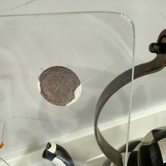 Vintage Dorothy Thorpe MCM Square Glass Tray Spring Flowers Floral Platter 12.5” - Picture 3 of 3